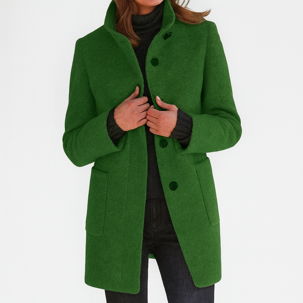 ZU | Women's coat with high collar