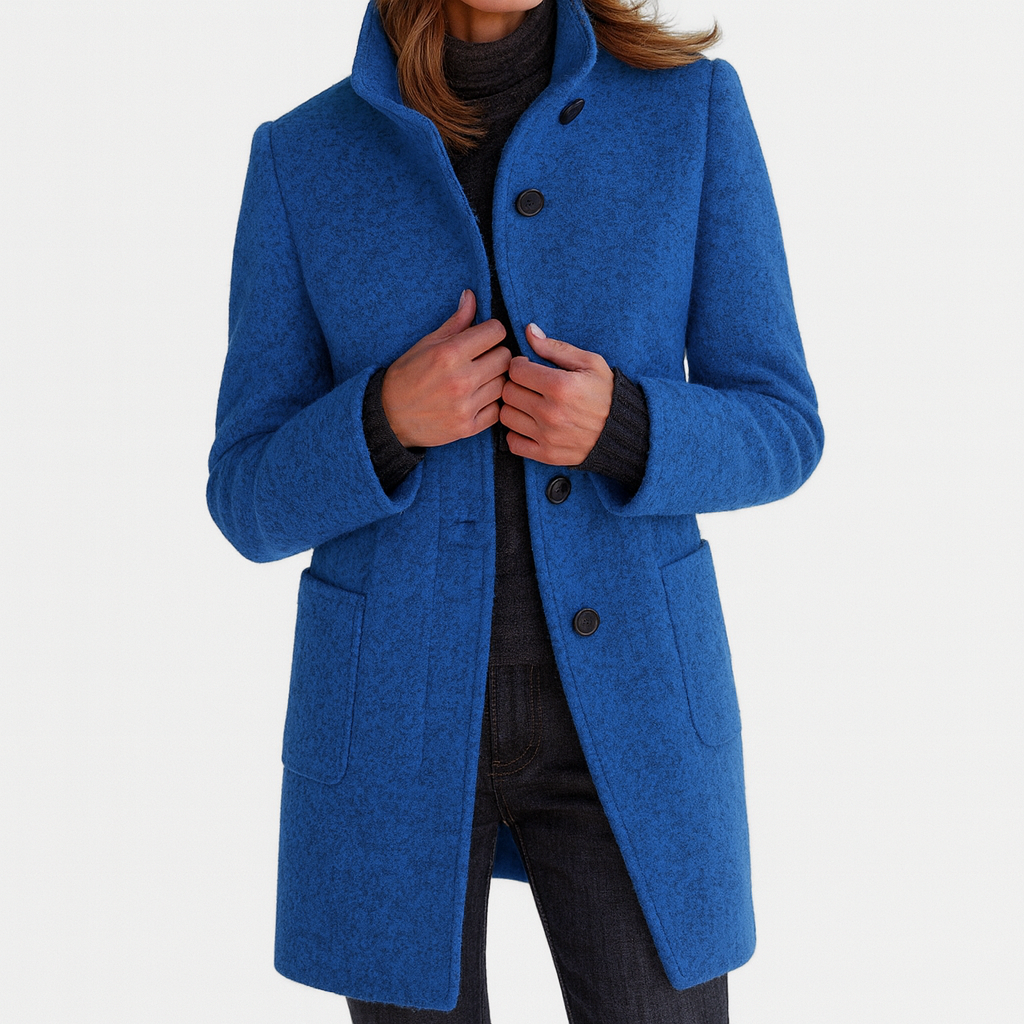 ZU | Women's coat with high collar