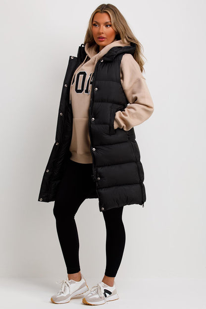 Shadow | Padded Long Gilet
