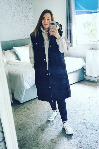 Shadow | Padded Long Gilet